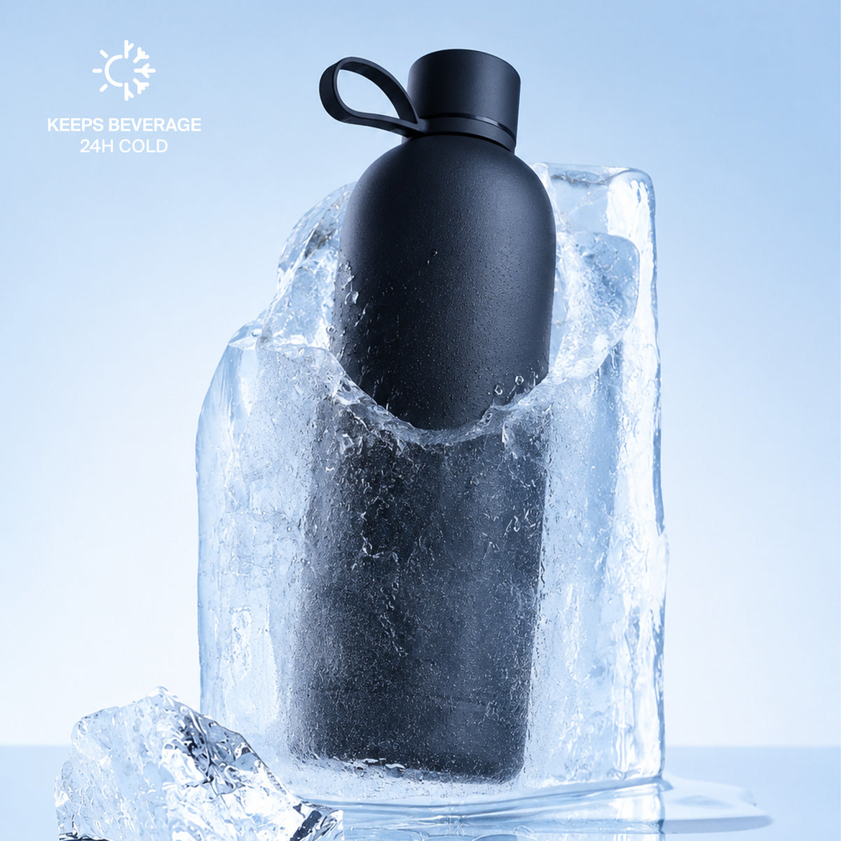 Borraccia “Hydro 10” termica ermetica da 1000ml, in acciaio inossidabile con finish soft-touch