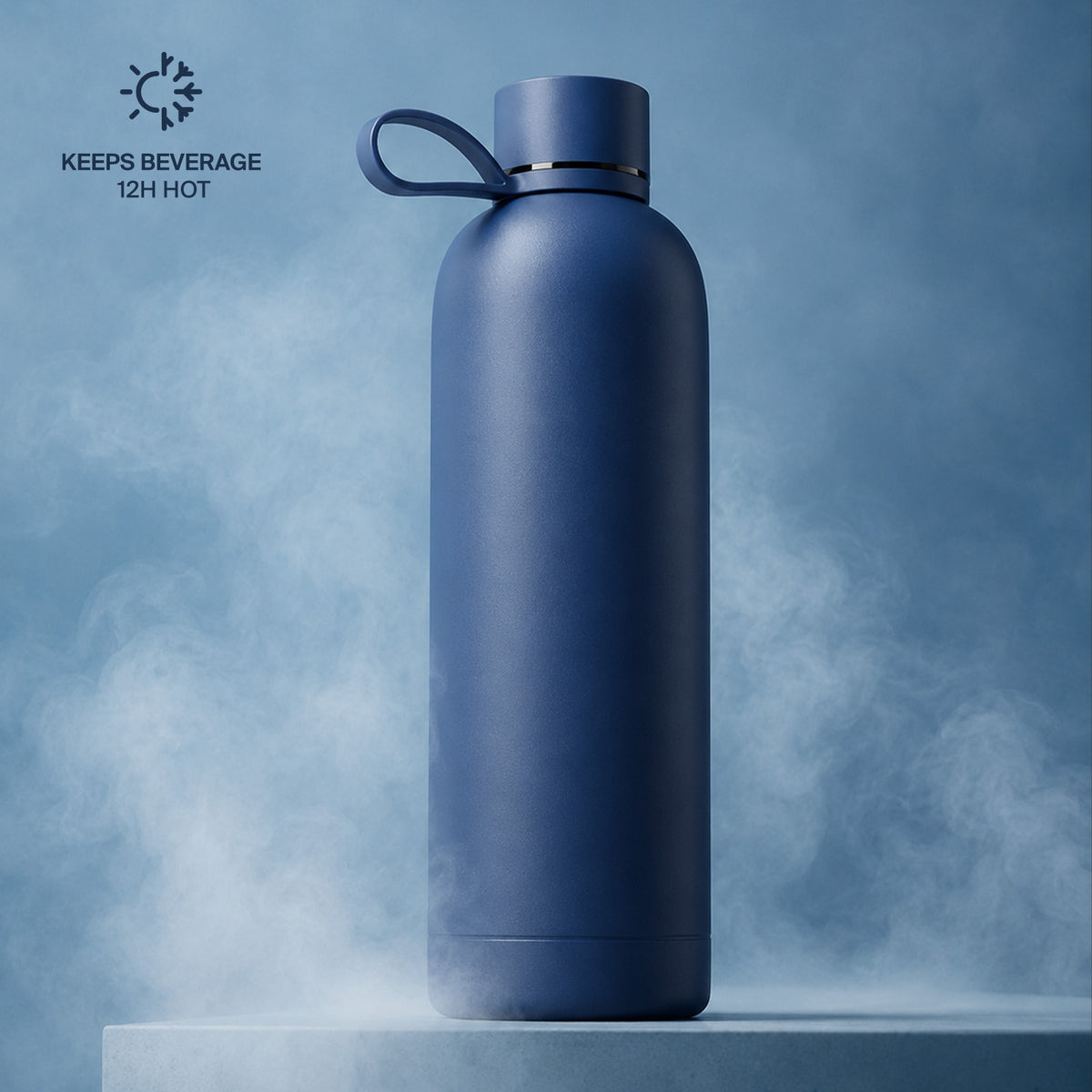 Gourde isotherme hermétique 500 ml "Hydro 5" en acier inoxydable 