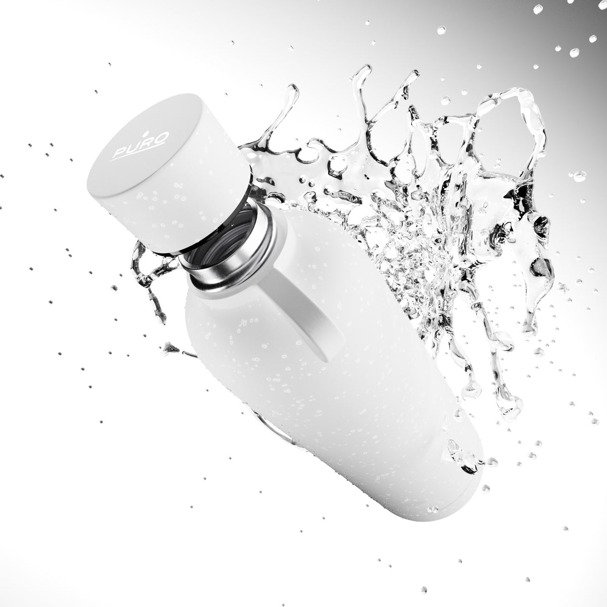 Gourde isotherme hermétique 500 ml "Hydro 5" en acier inoxydable 