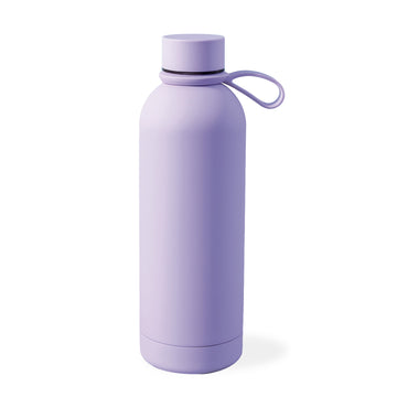 Borraccia termica ermetica “Hydro 7” da 750ml, in acciaio inossidabile, effetto soft-touch – Lavander Blue